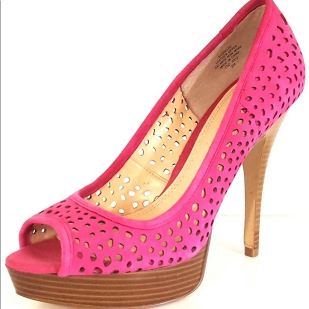 Enzo Angiolini sully hot pink suede size 7.5